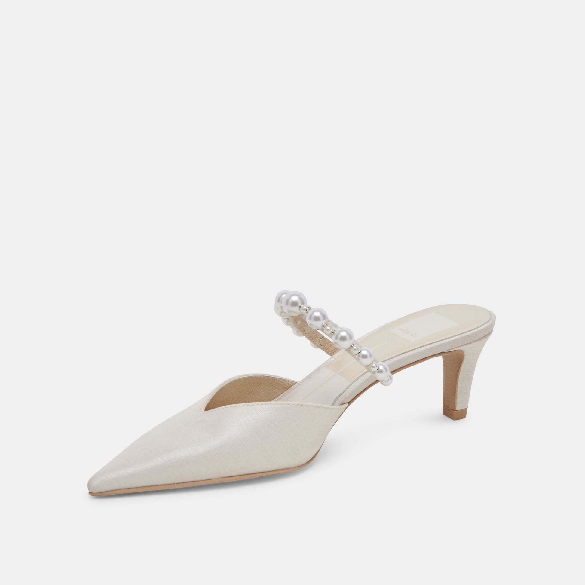 Dolce Vita Kanika Pearl Mid Vanilla Pearl Heels