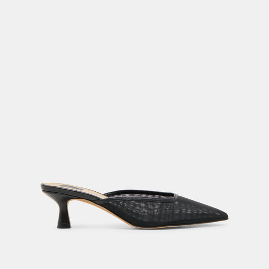 Dolce Vita Cleo Onyx Mesh Heels