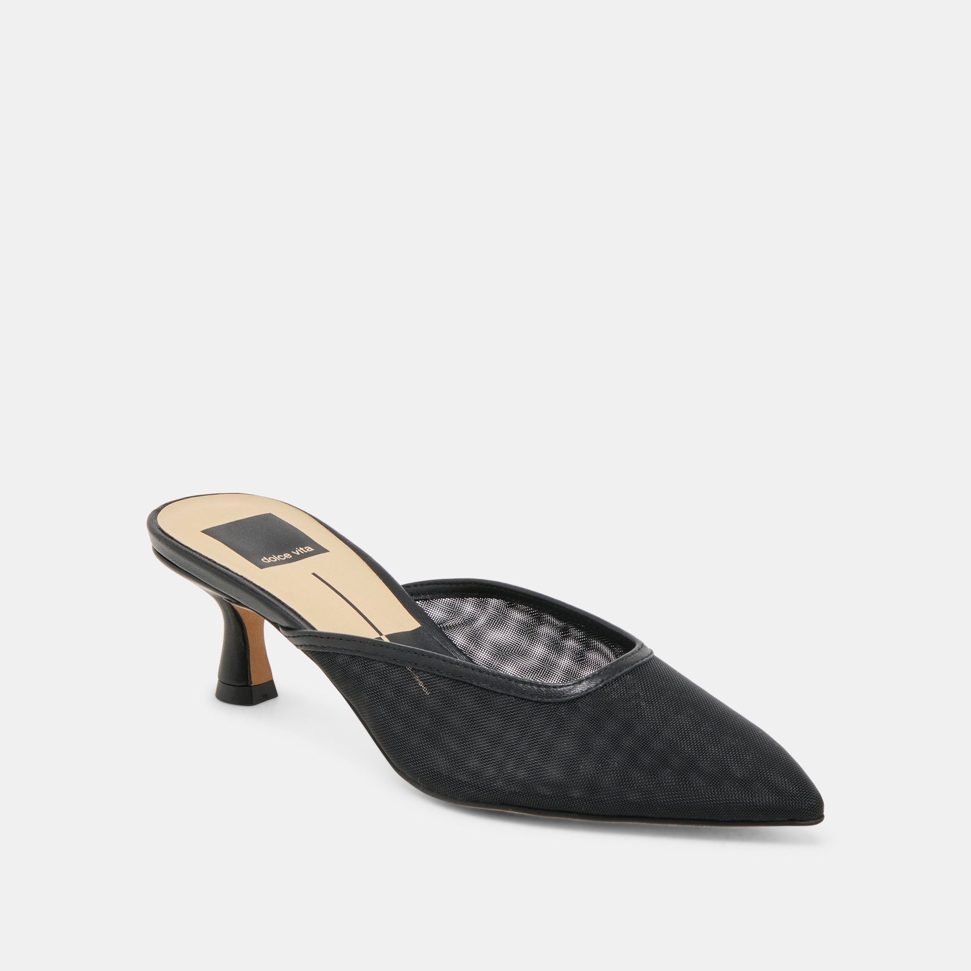 Dolce Vita Cleo Onyx Mesh Heels