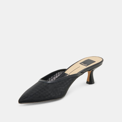 Dolce Vita Cleo Onyx Mesh Heels