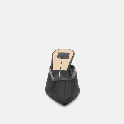 Dolce Vita Cleo Onyx Mesh Heels