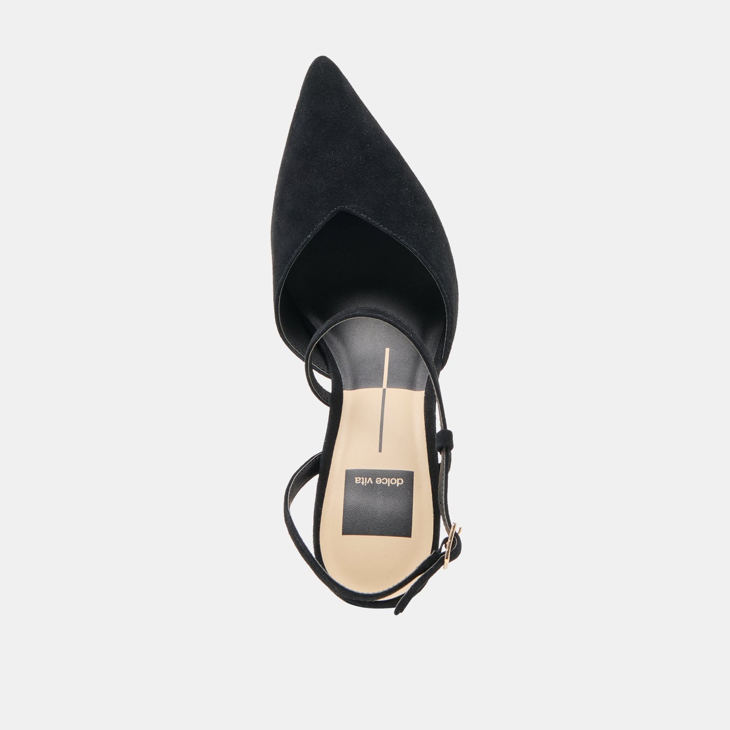 Dolce Vita Kamra Onyx Suede Heels