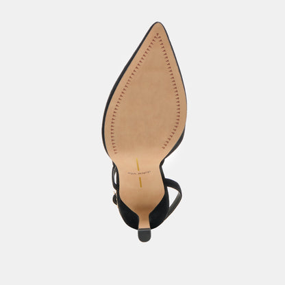 Dolce Vita Kamra Onyx Suede Heels