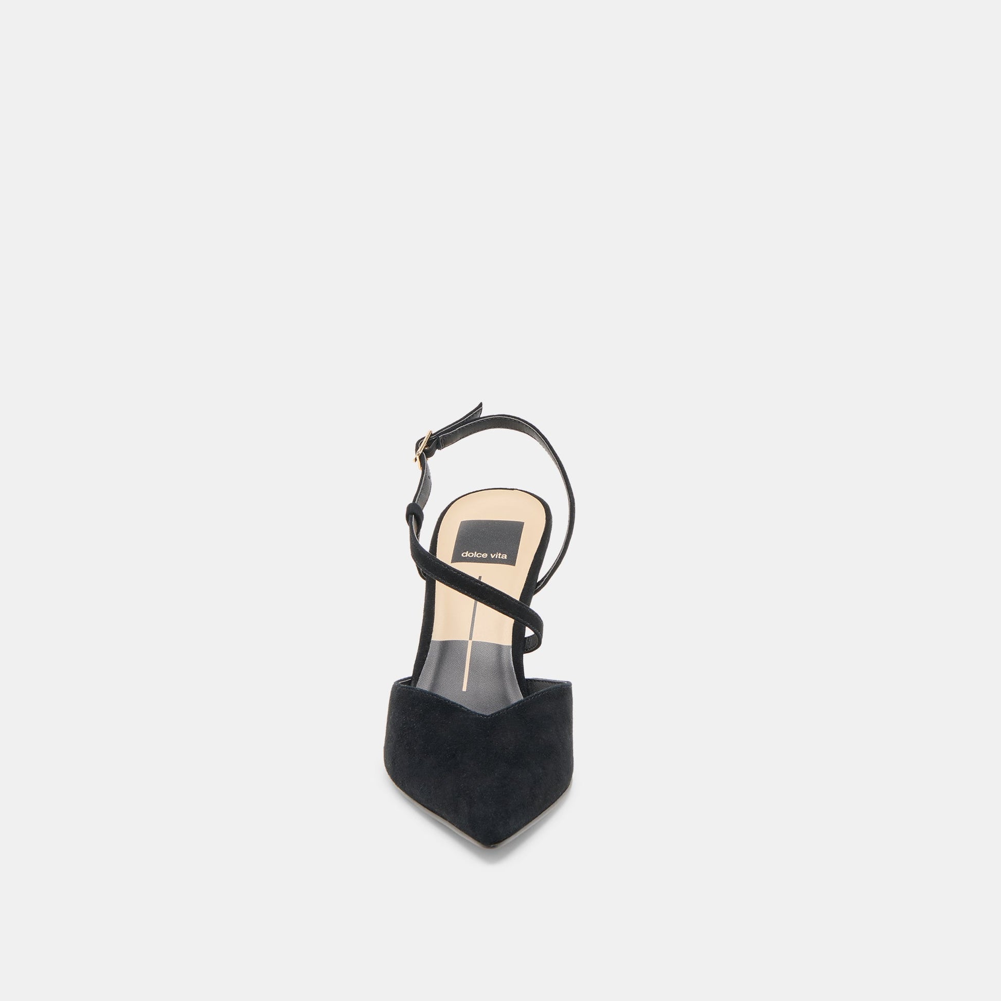 Dolce Vita Kamra Onyx Suede Heels