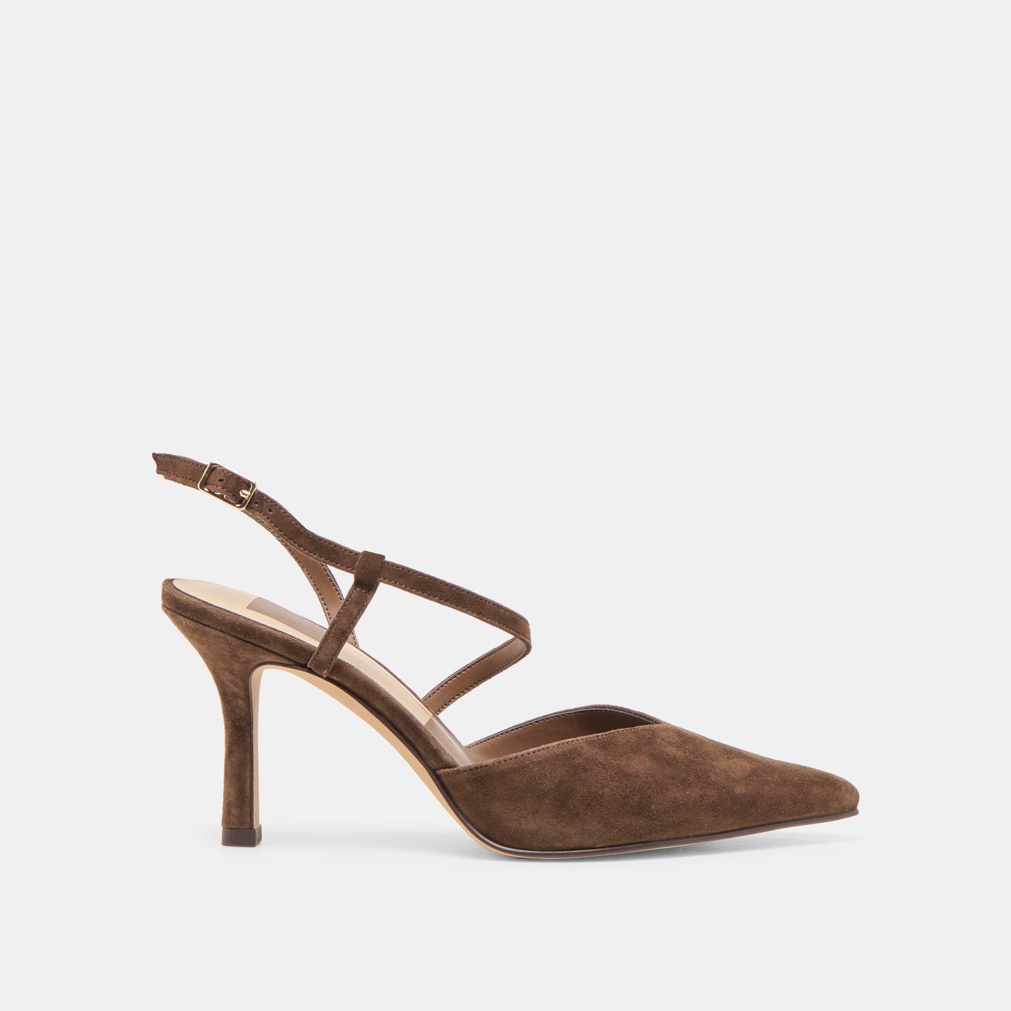 Dolce Vita Kamra Dk Brown Suede Heels