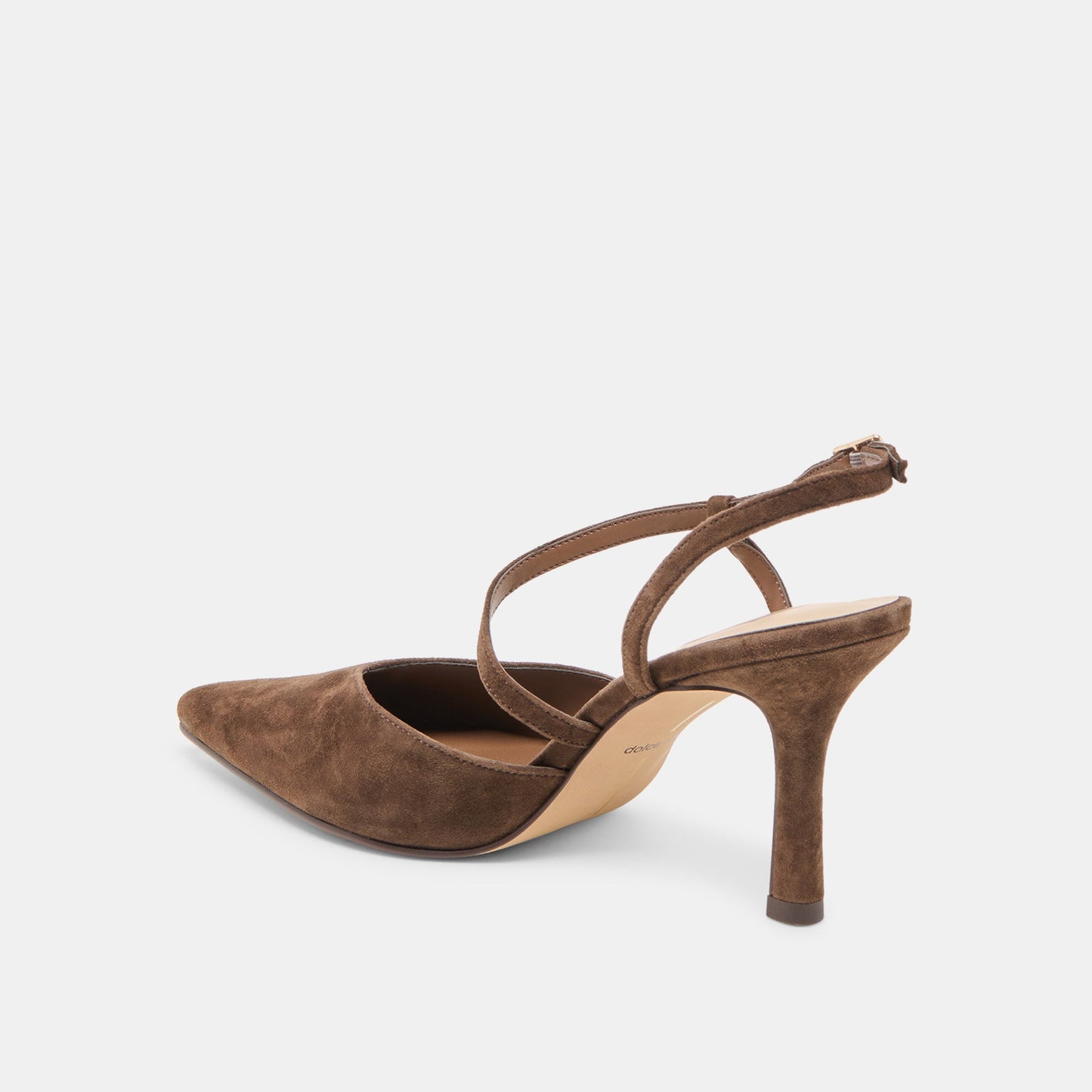 Dolce Vita Kamra Dk Brown Suede Heels