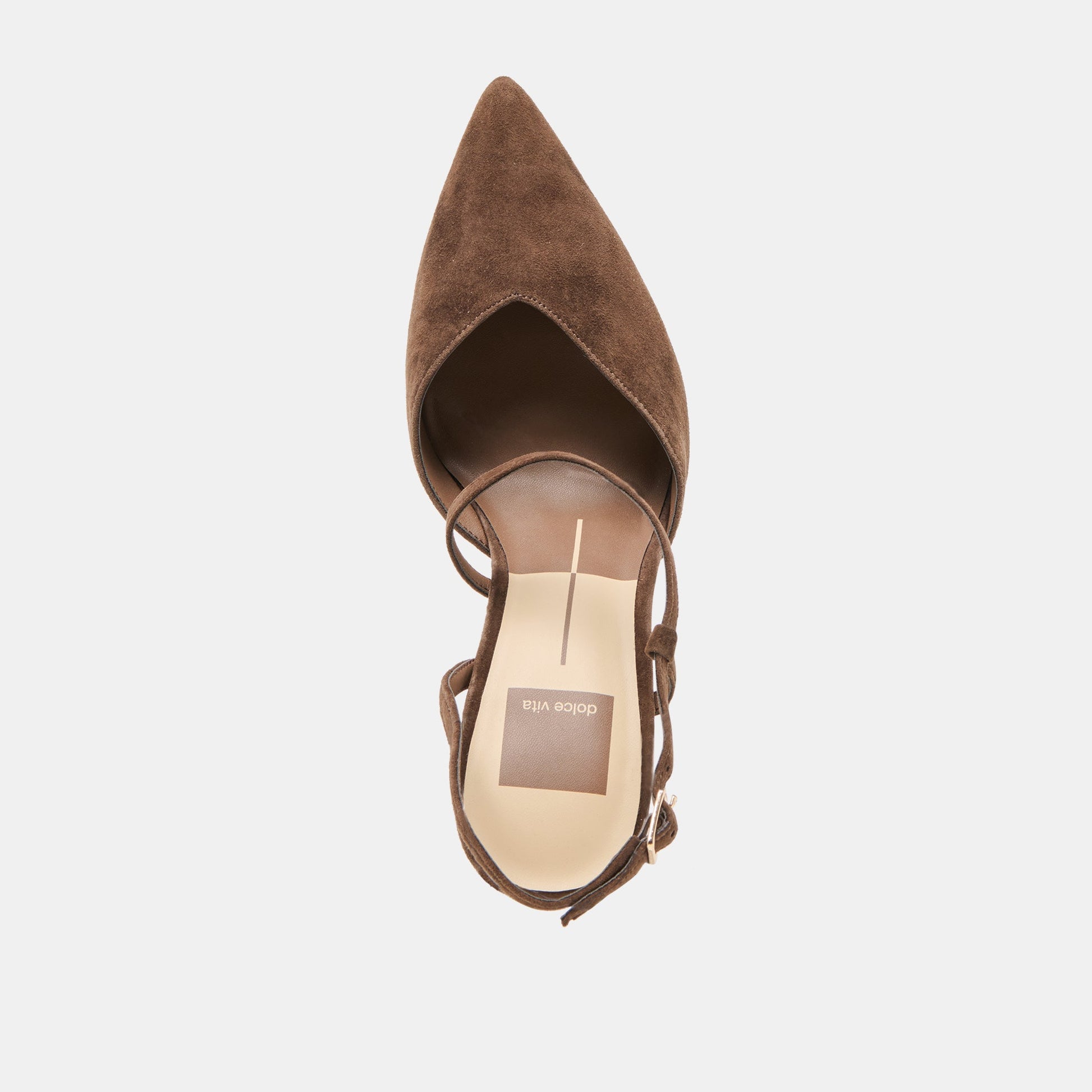 Dolce Vita Kamra Dk Brown Suede Heels