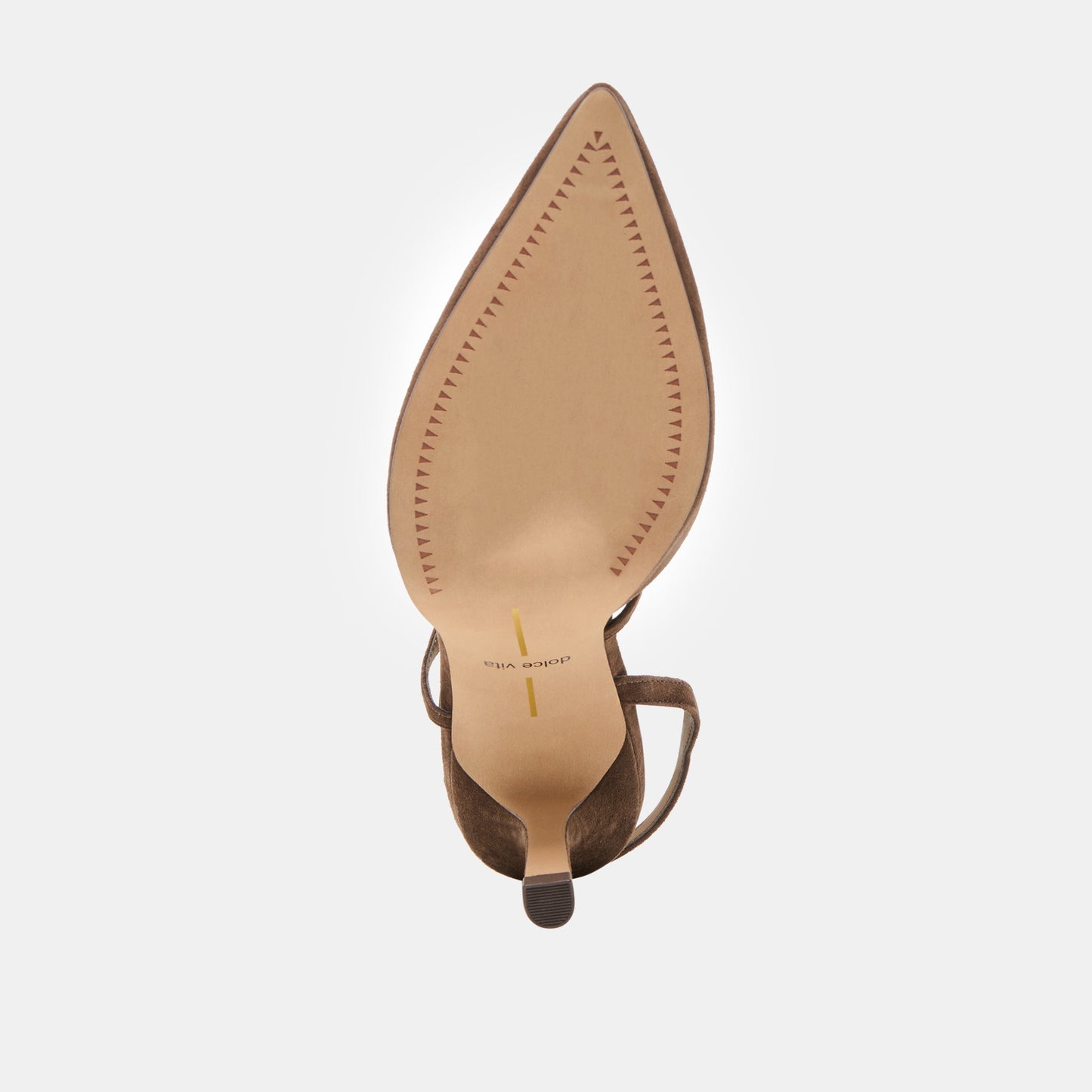 Dolce Vita Kamra Dk Brown Suede Heels