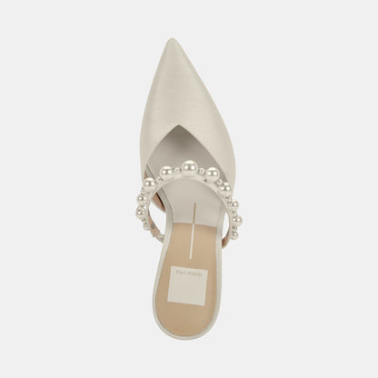 Dolce Vita KANIKA Pearl Heels Vanilla Silk