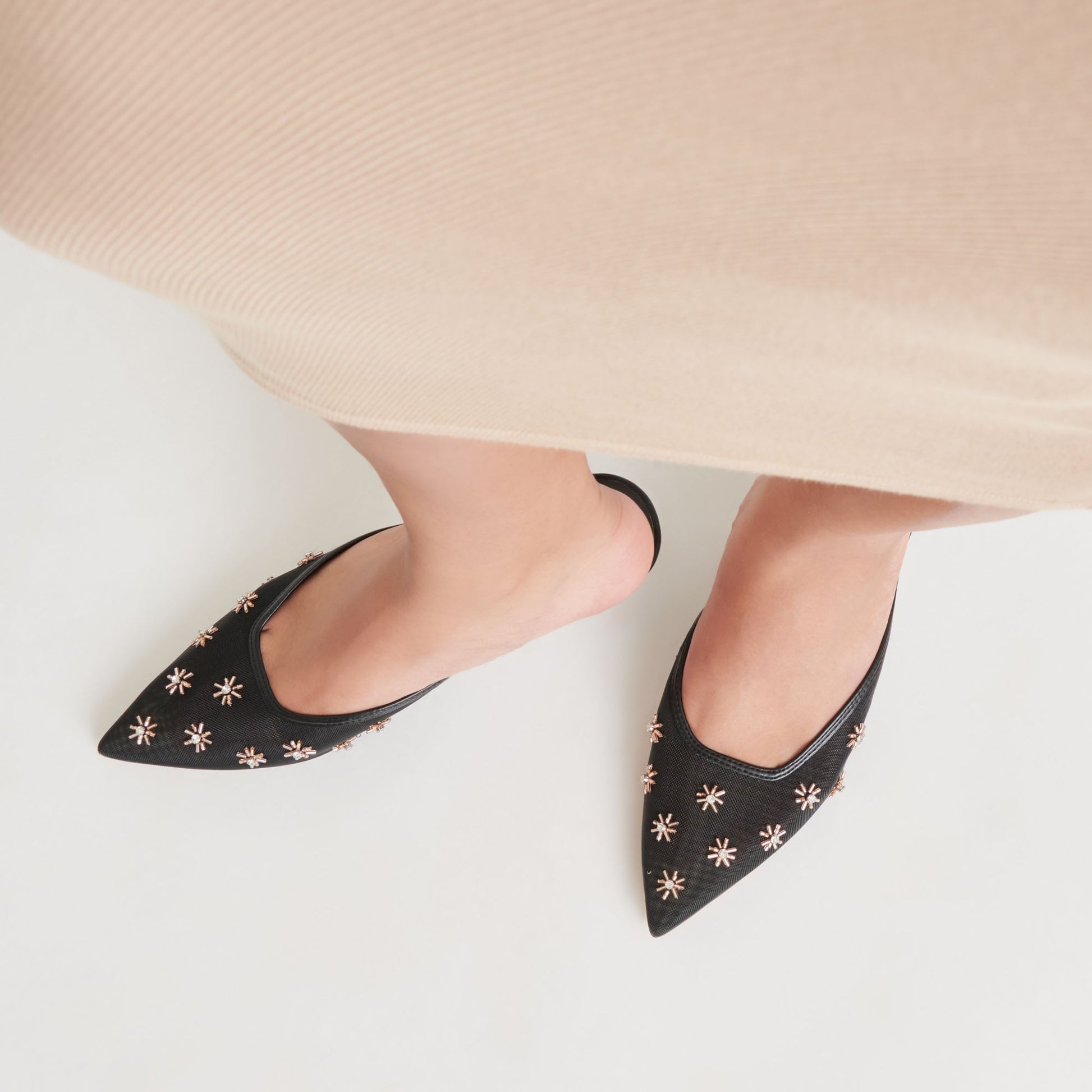 Dolce Vita CLARA HEELS BLACK MESH