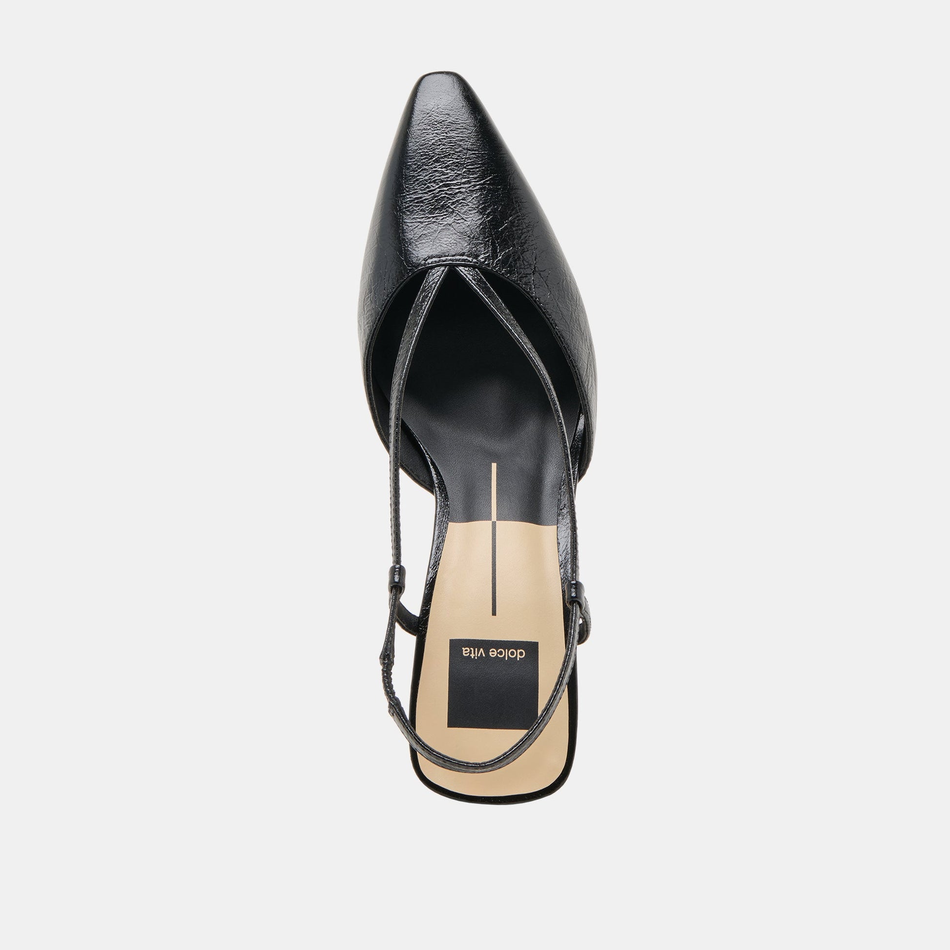 Dolce Vita Ginay Black Leather Heels