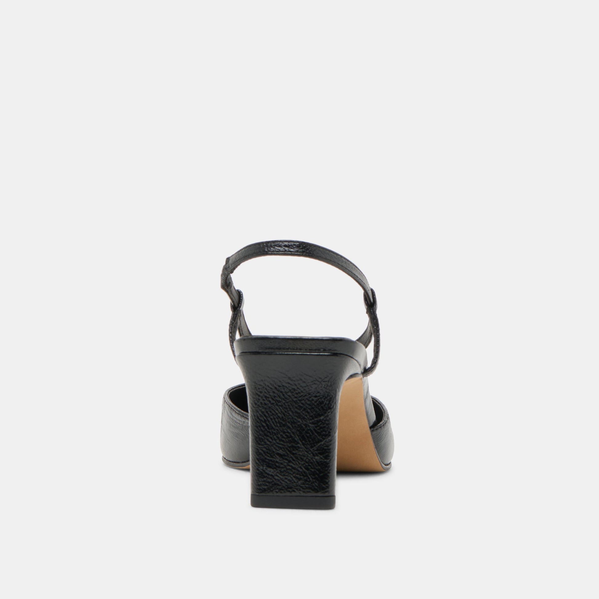 Dolce Vita Ginay Black Leather Heels