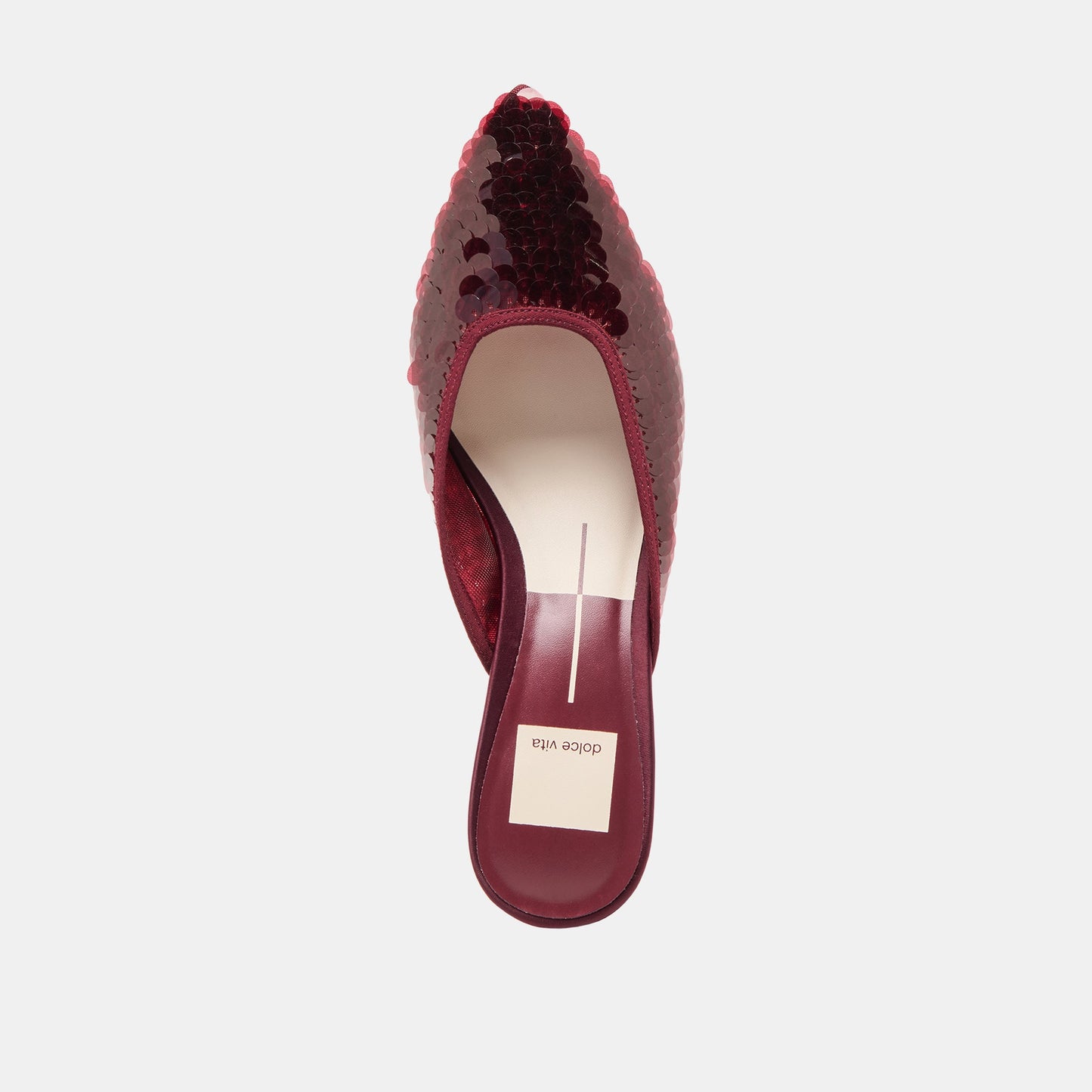 Dolce Vita Cleo Cranberry Sequin Heels