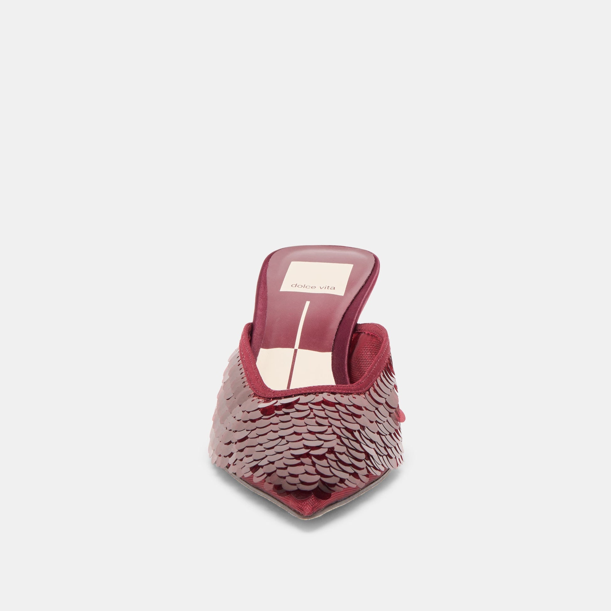 Dolce Vita Cleo Cranberry Sequin Heels