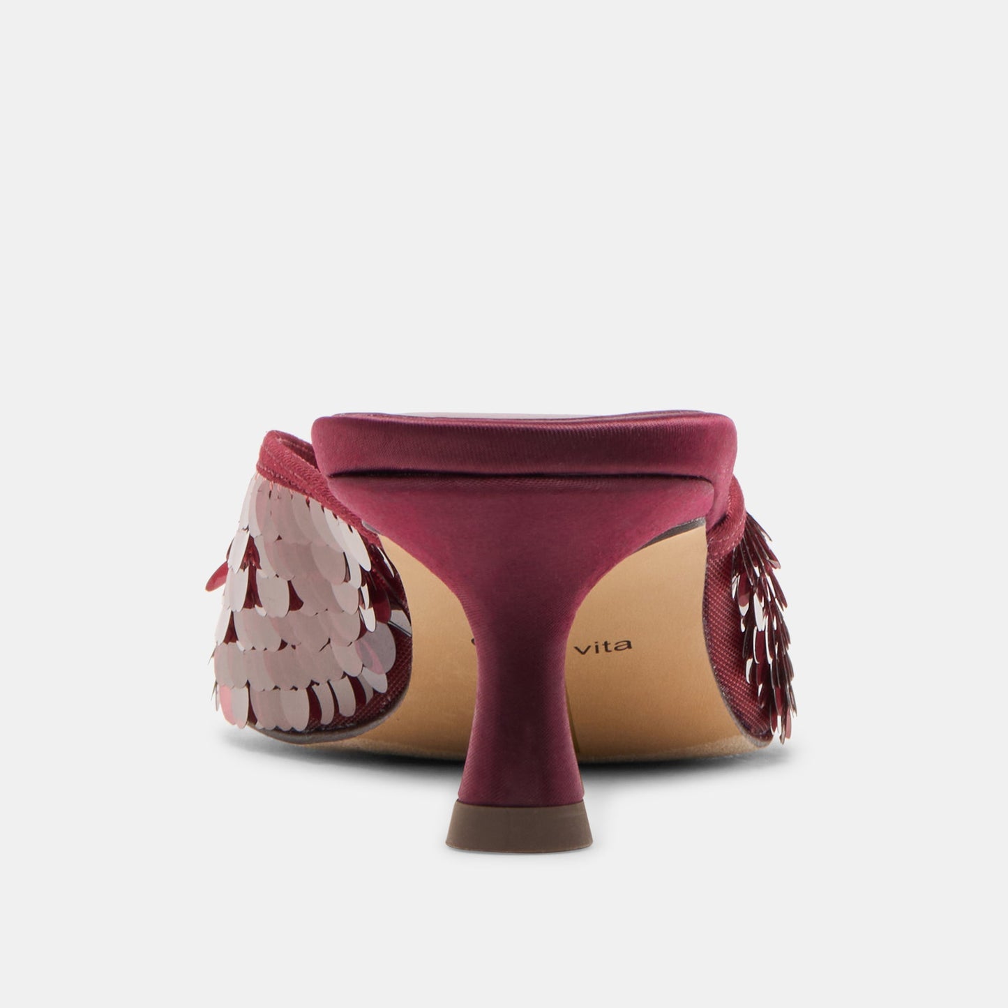 Dolce Vita Cleo Cranberry Sequin Heels