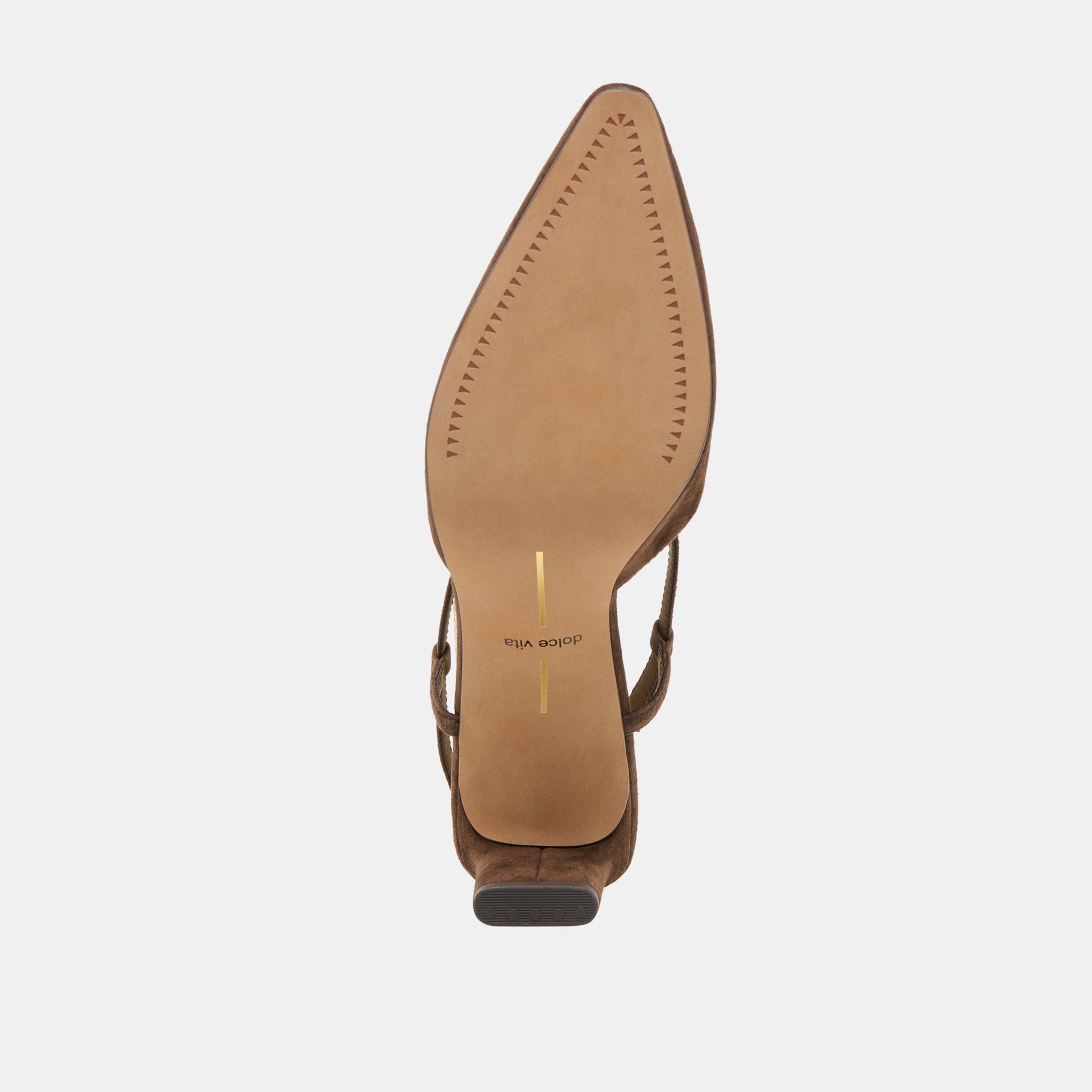 Dolce Vita Ginay Dk Brown Suede Heels