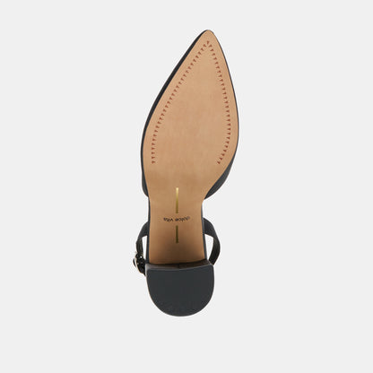 Dolce Vita Carel Onyx Satin High Heels