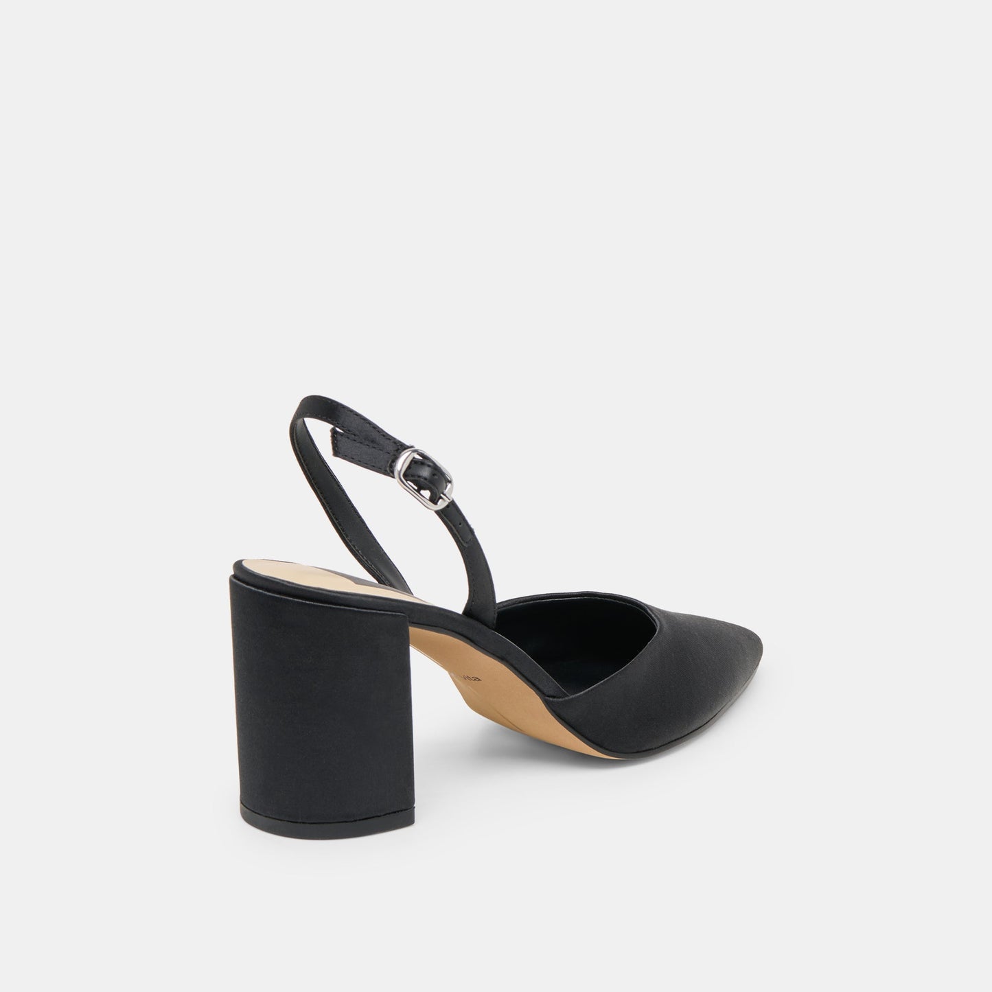Dolce Vita Carel Onyx Satin High Heels