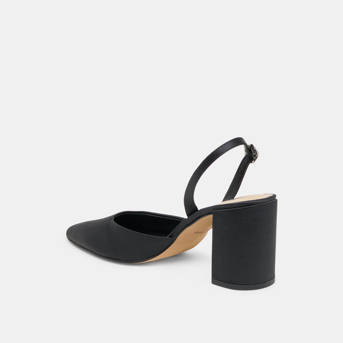 Dolce Vita Carel Onyx Satin High Heels