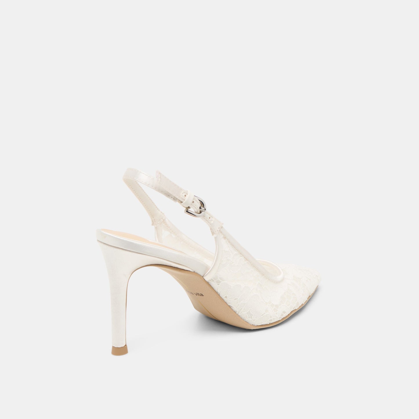 Dolce Vita Yami True White Lace Heels