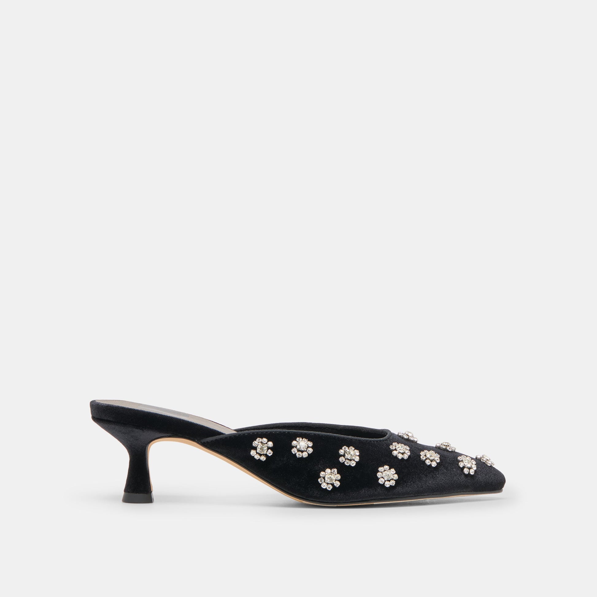 Dolce Vita Clara Nero Velvet Heels
