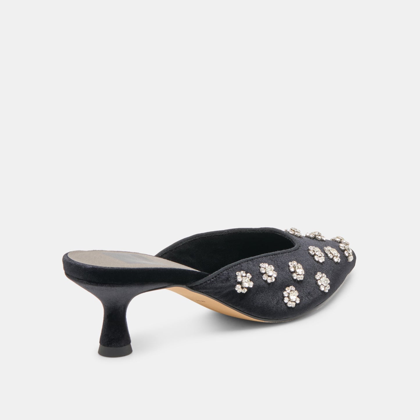 Dolce Vita Clara Nero Velvet Heels