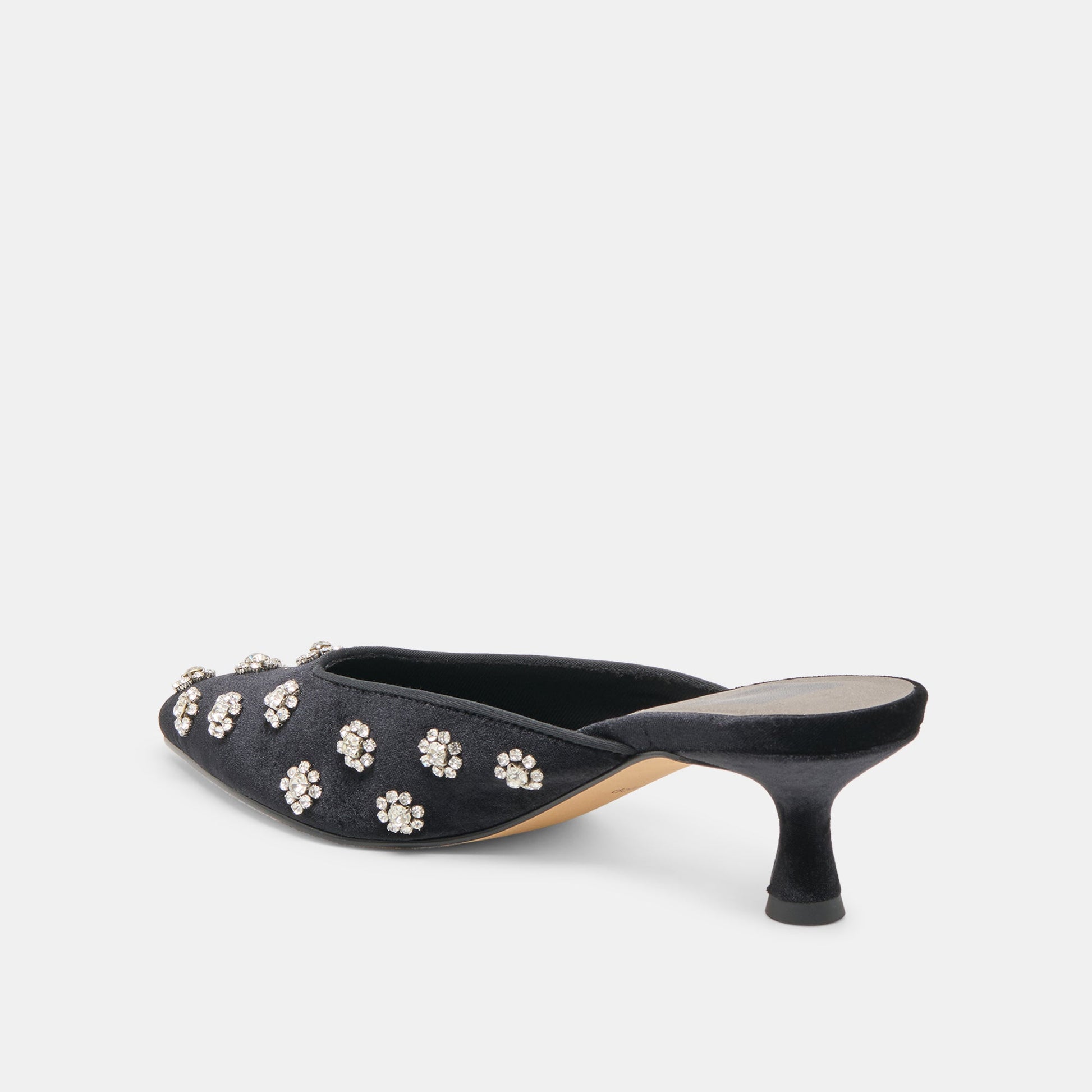 Dolce Vita Clara Nero Velvet Heels