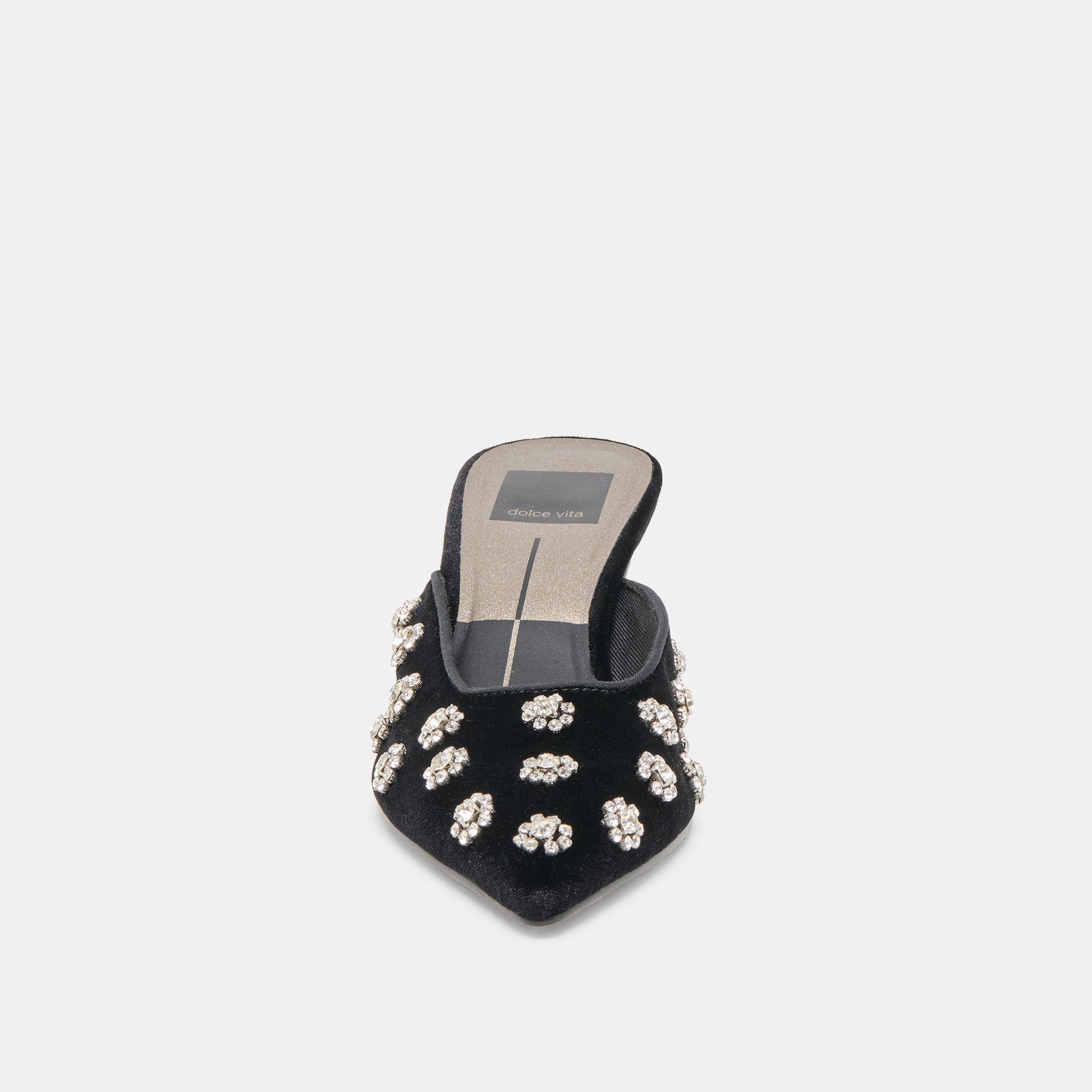 Dolce Vita Clara Nero Velvet Heels