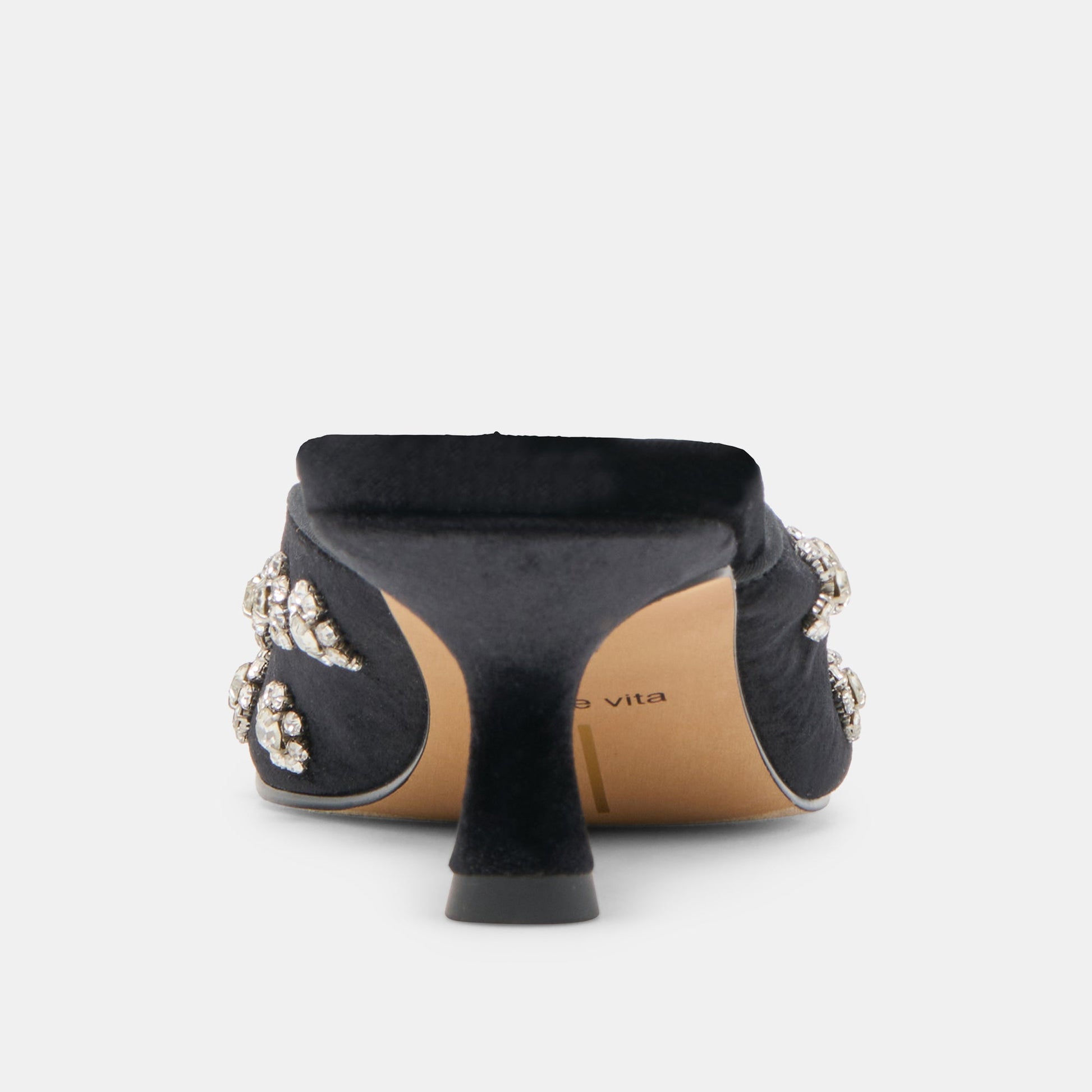 Dolce Vita Clara Nero Velvet Heels