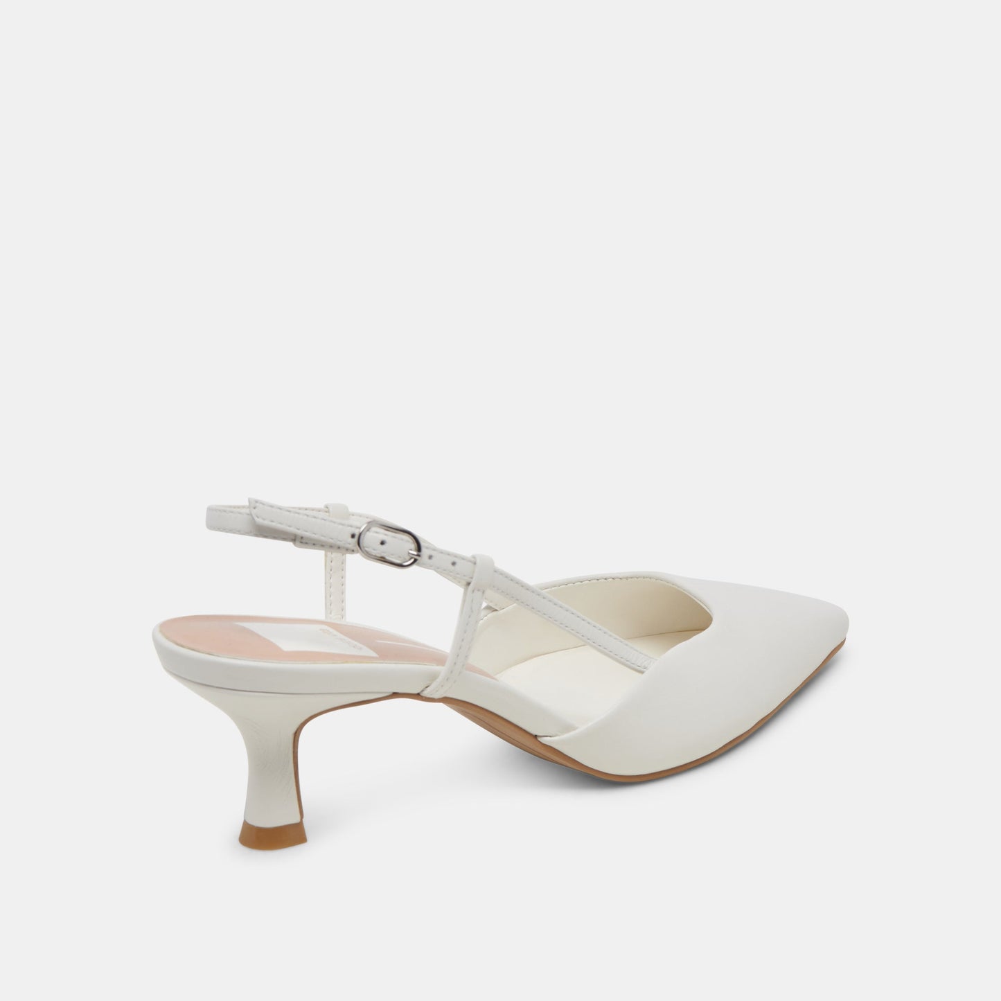 Dolce Vita Odela White Leather Heels