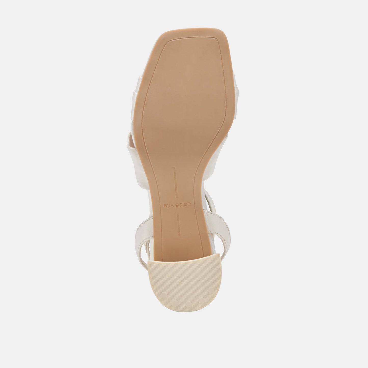Dolce Vita Brenna Ivory Satin Heels