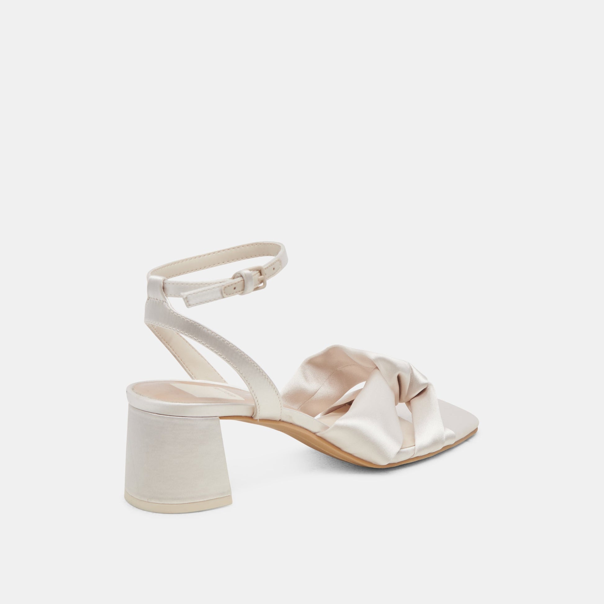 Dolce Vita Brenna Ivory Satin Heels