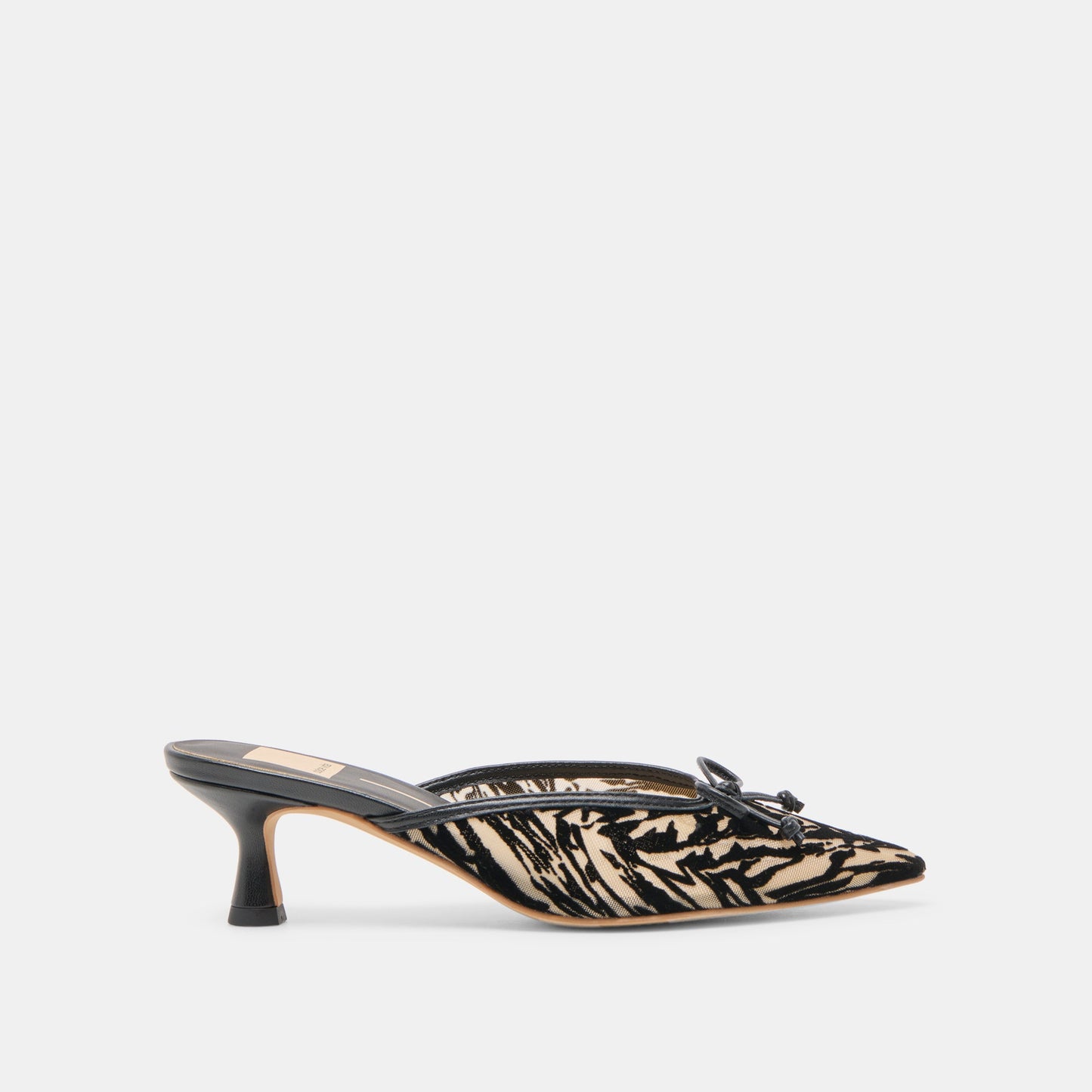Dolce Vita Cleo Zebra Velvet Mesh Heels