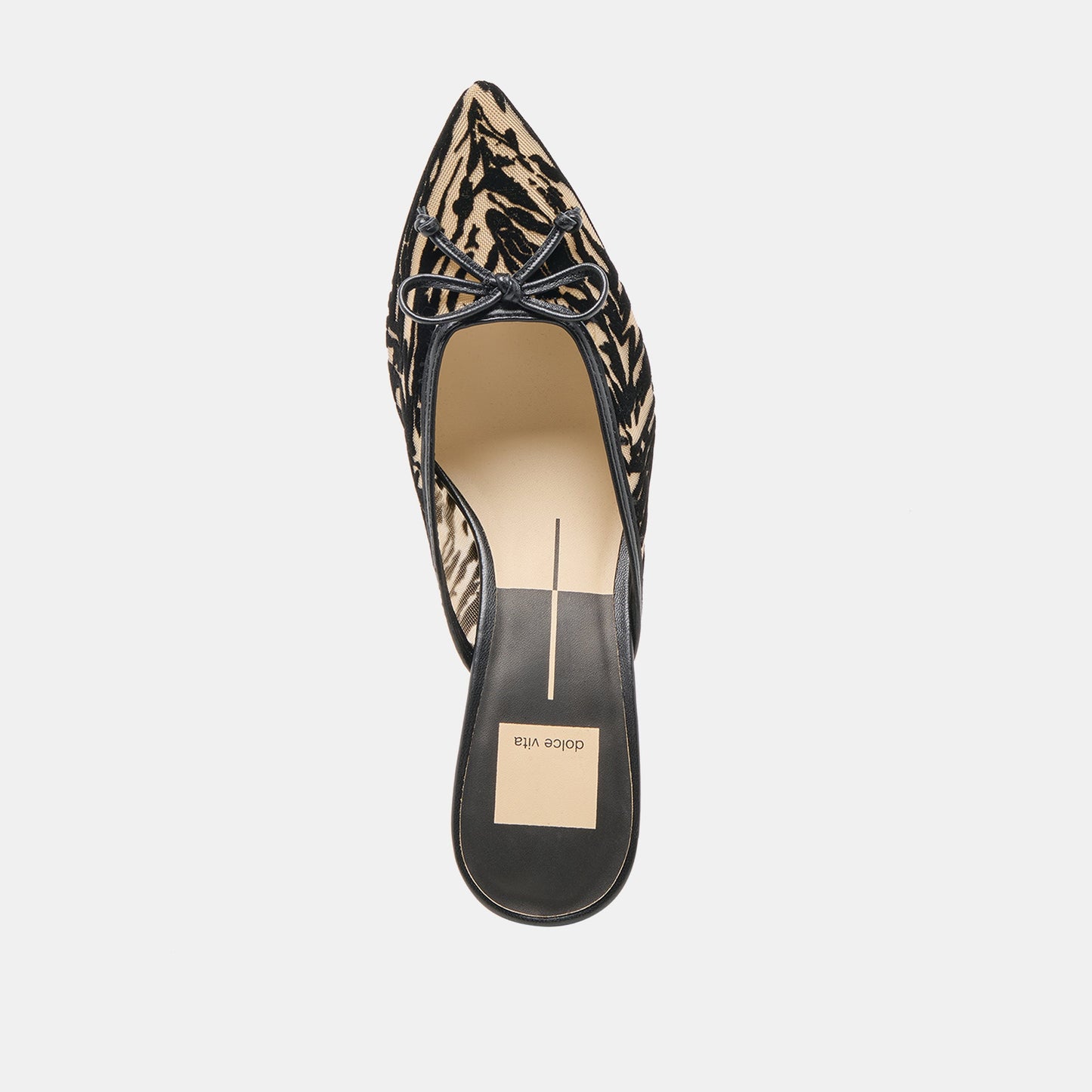 Dolce Vita Cleo Zebra Velvet Mesh Heels