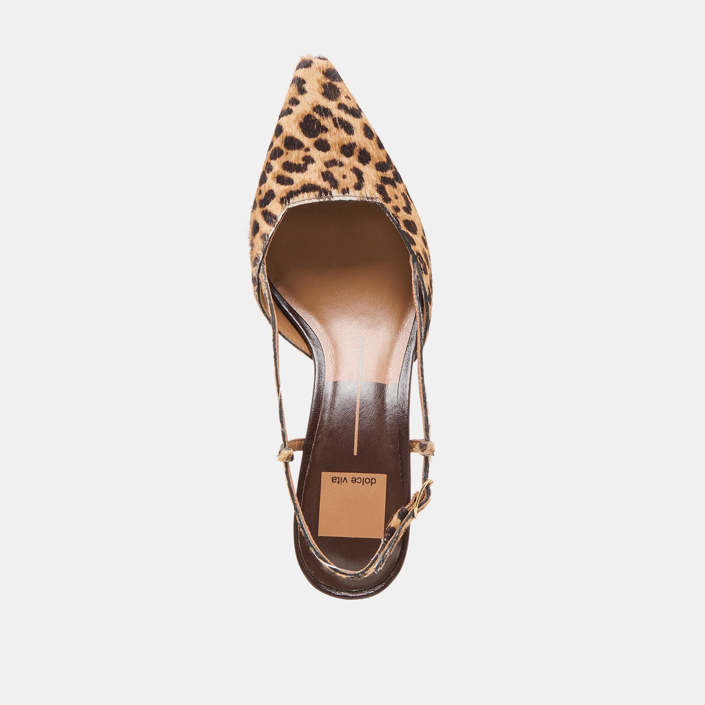 Dolce Vita Odela Dk Leopard Calf Hair Heels