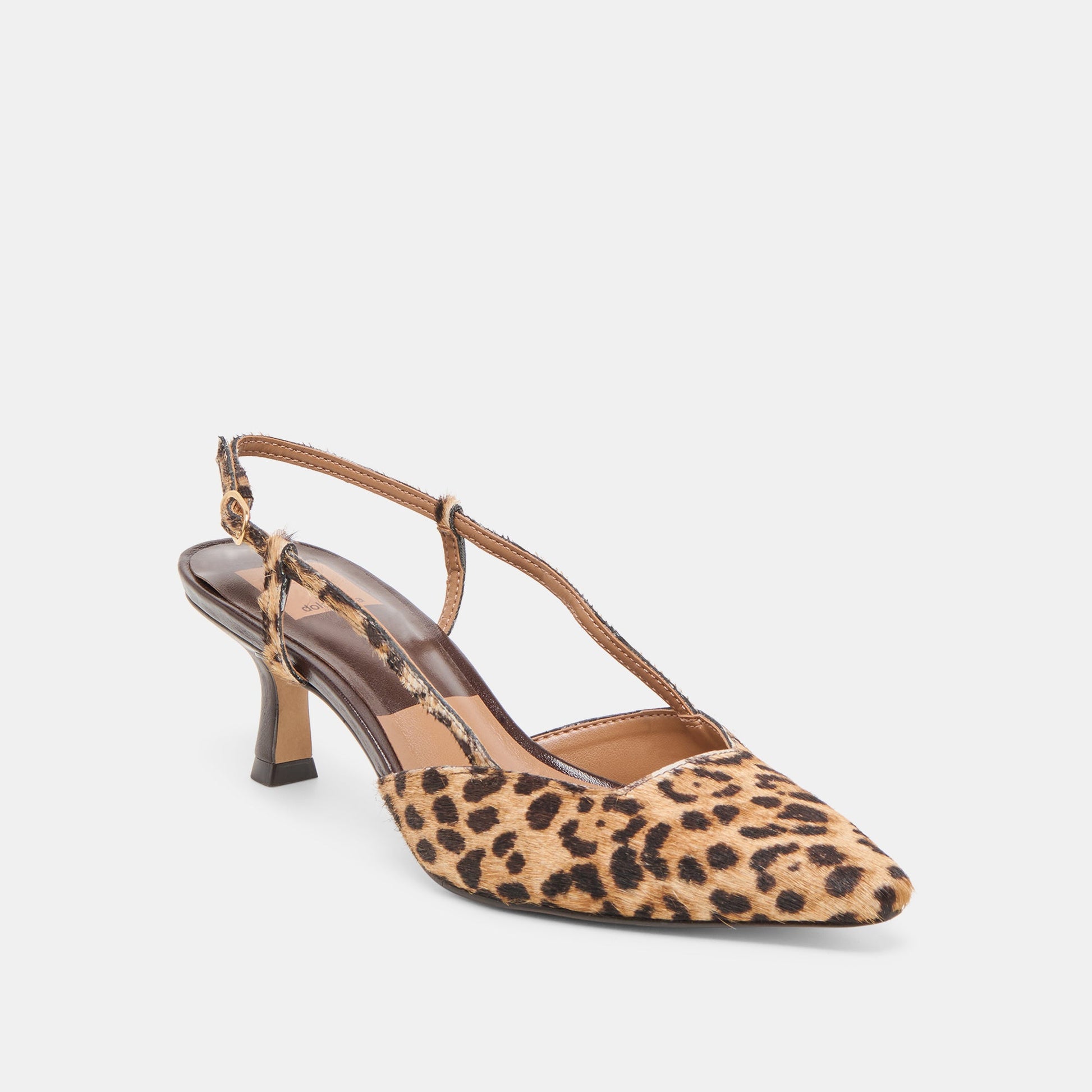 Dolce Vita Odela Dk Leopard Calf Hair Heels