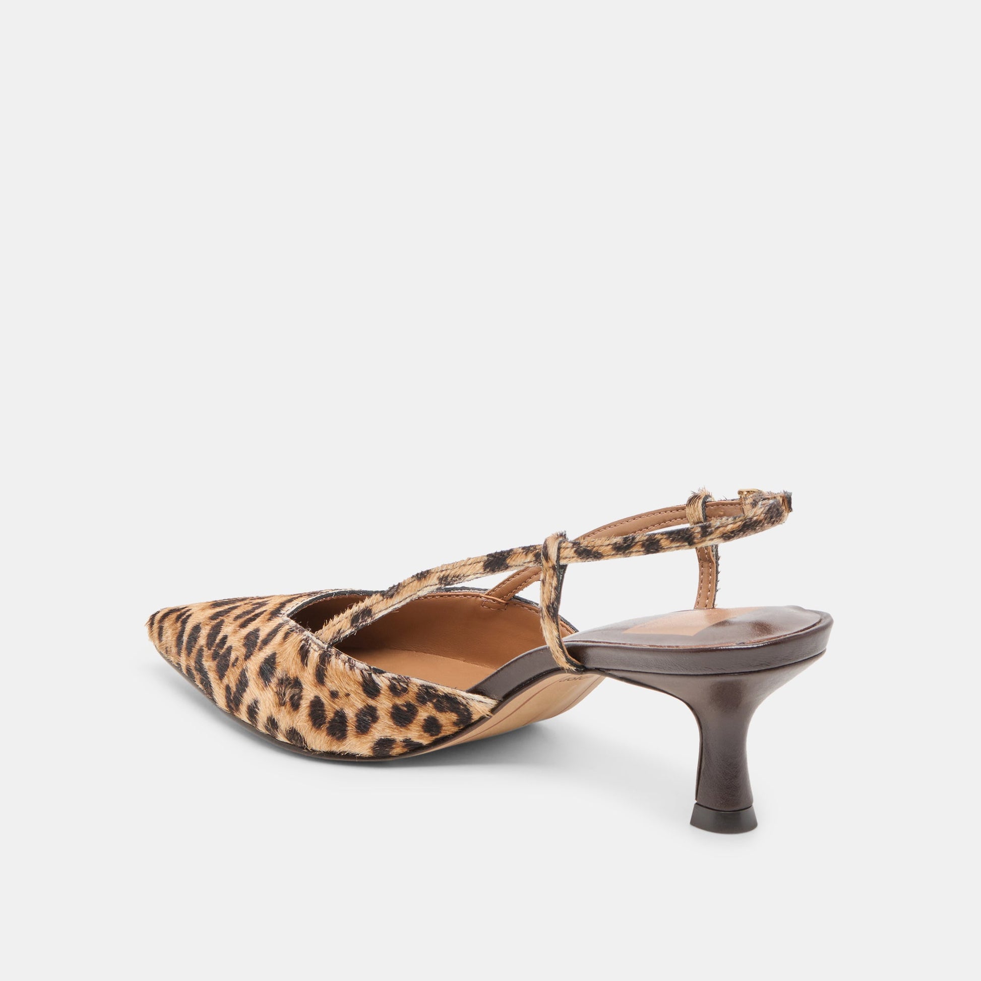 Dolce Vita Odela Dk Leopard Calf Hair Heels
