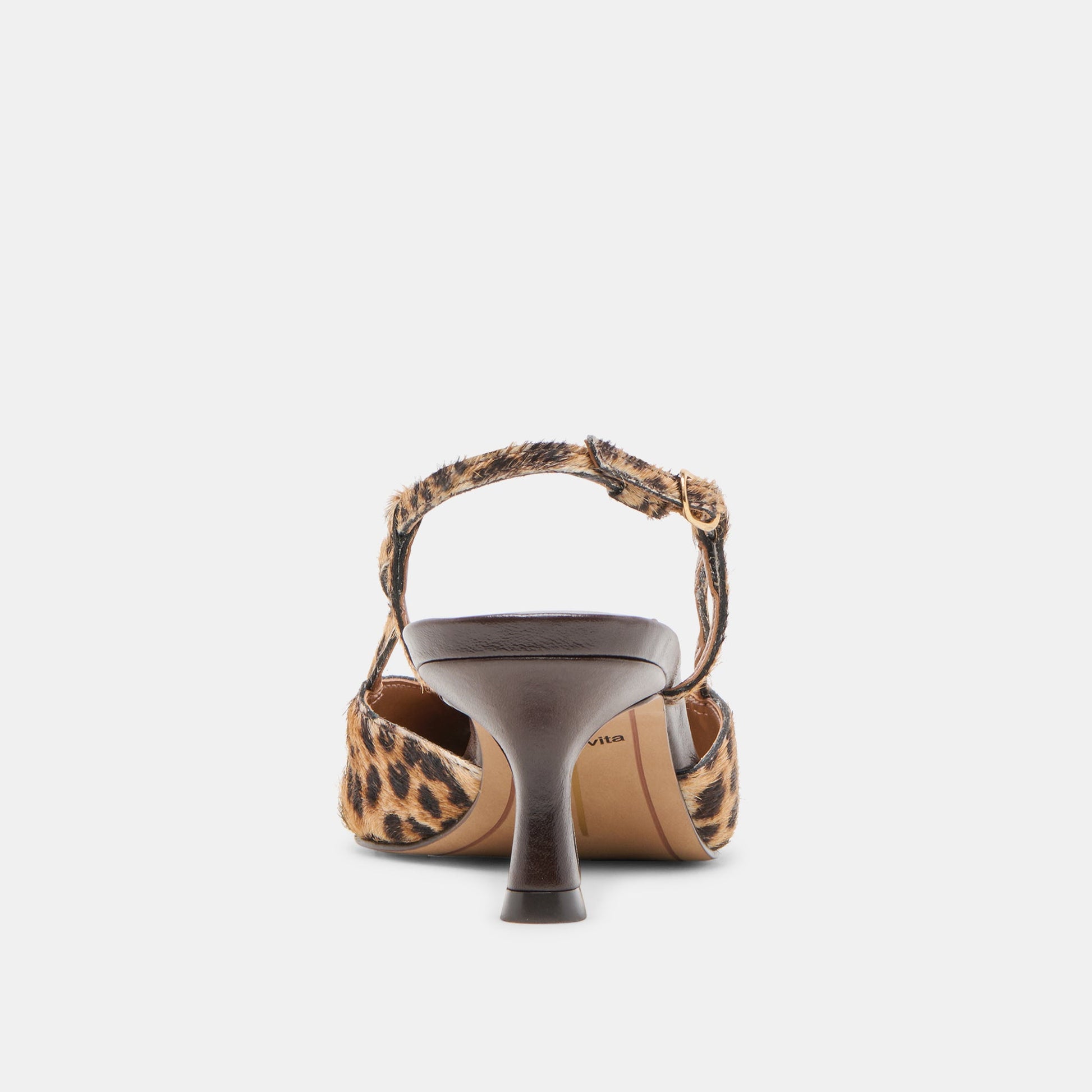 Dolce Vita Odela Dk Leopard Calf Hair Heels