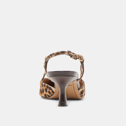 Dolce Vita Odela Dk Leopard Calf Hair Heels