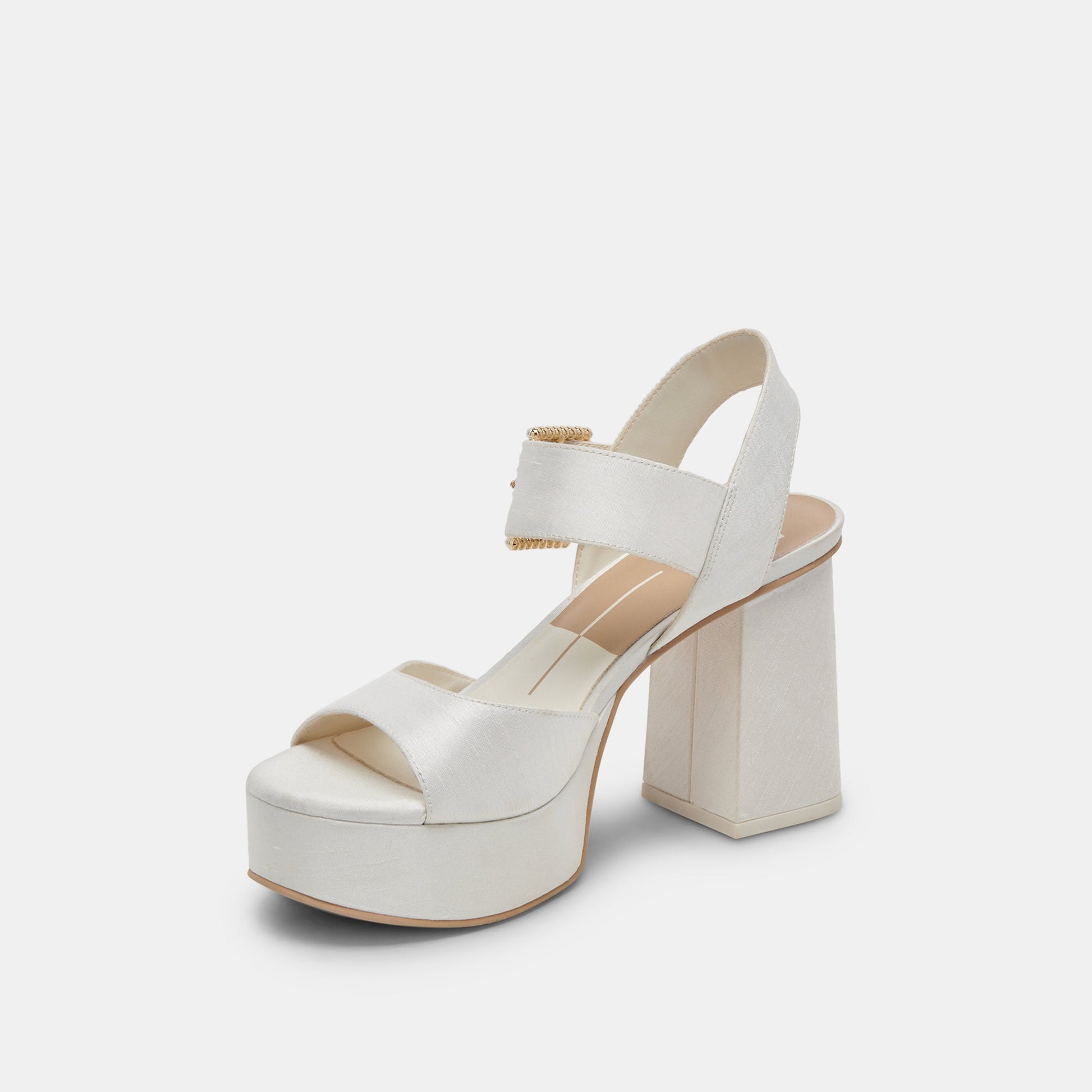 Dolce Vita Bobby Pearl White Pearl Heels