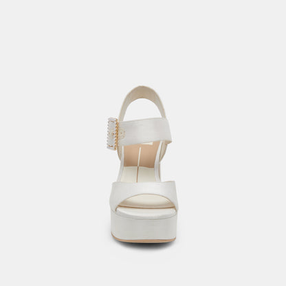 Dolce Vita Bobby Pearl White Pearl Heels