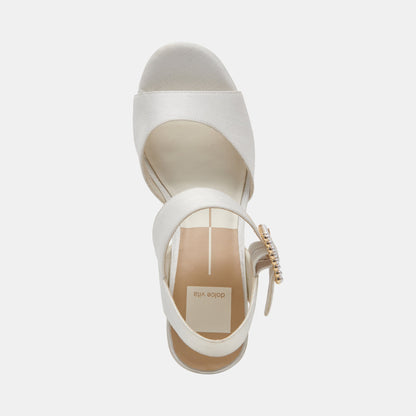 Dolce Vita Bobby Pearl White Pearl Heels