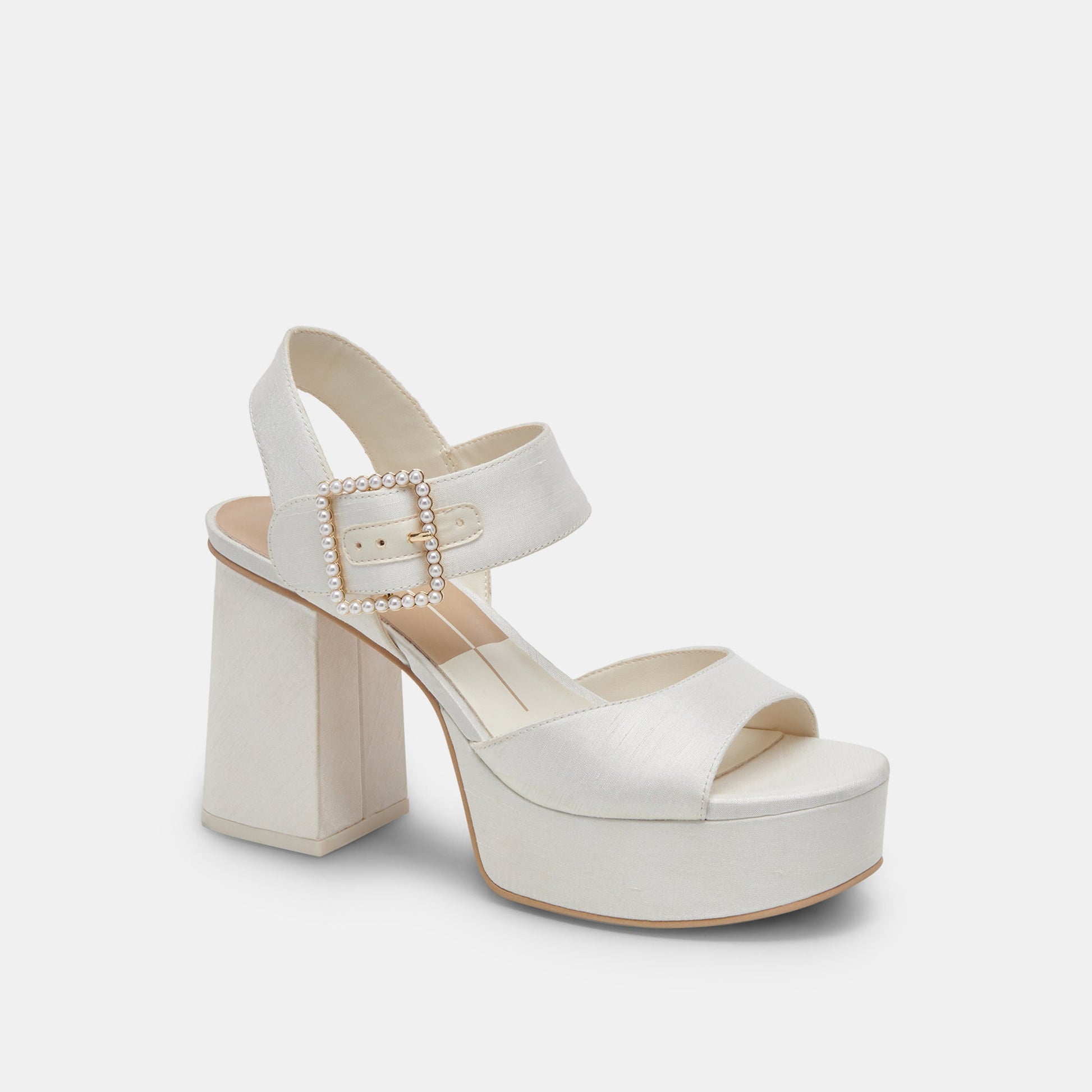 Dolce Vita Bobby Pearl White Pearl Heels