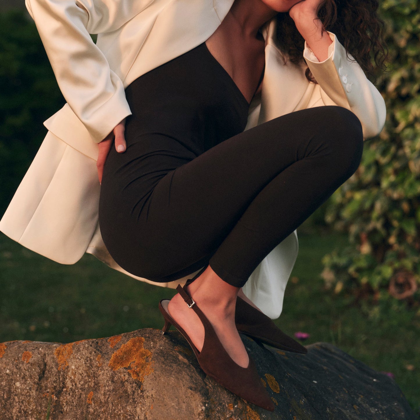 Dolce Vita Alenna Dk Brown Suede Heels