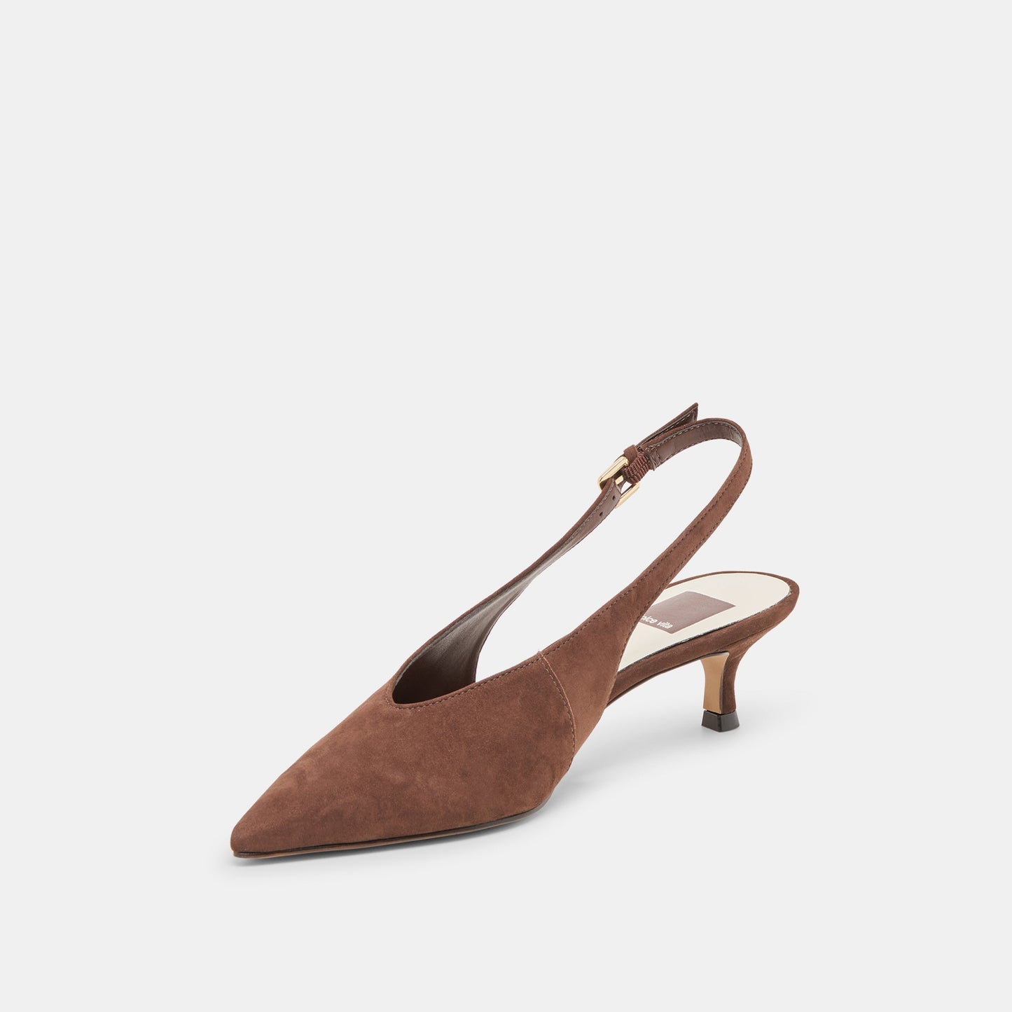 Dolce Vita Alenna Dk Brown Suede Heels