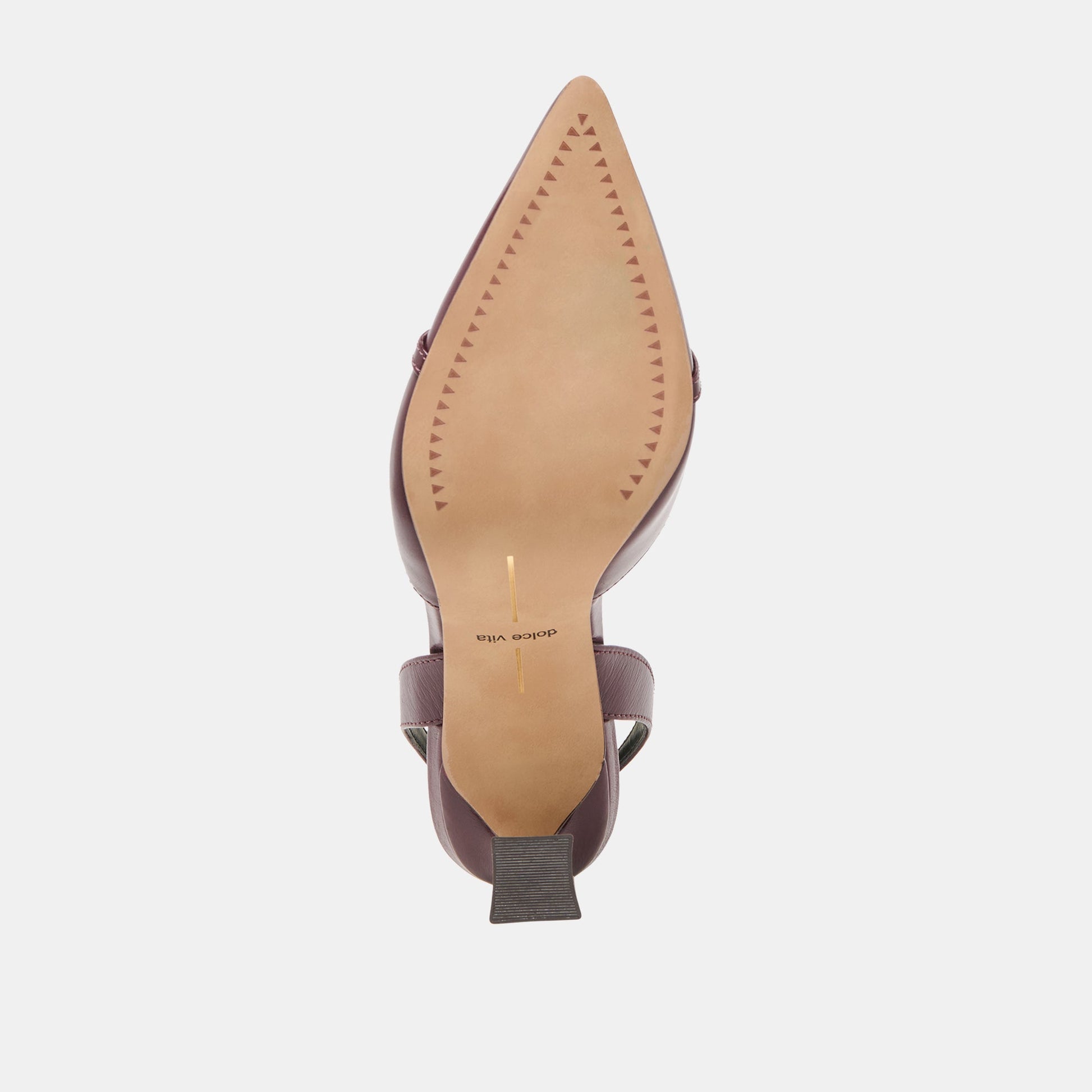 Dolce Vita Malik Cranberry Crinkle Patent Heels