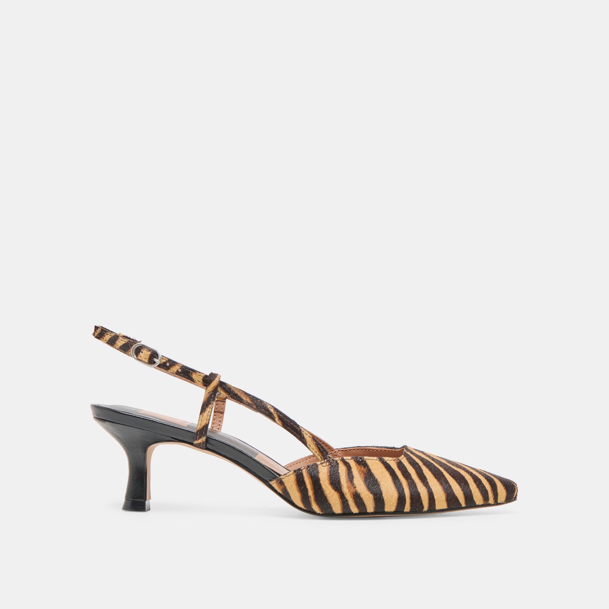 Dolce Vita Odela Tiger Calf Hair Heels