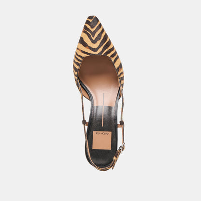 Dolce Vita Odela Tiger Calf Hair Heels