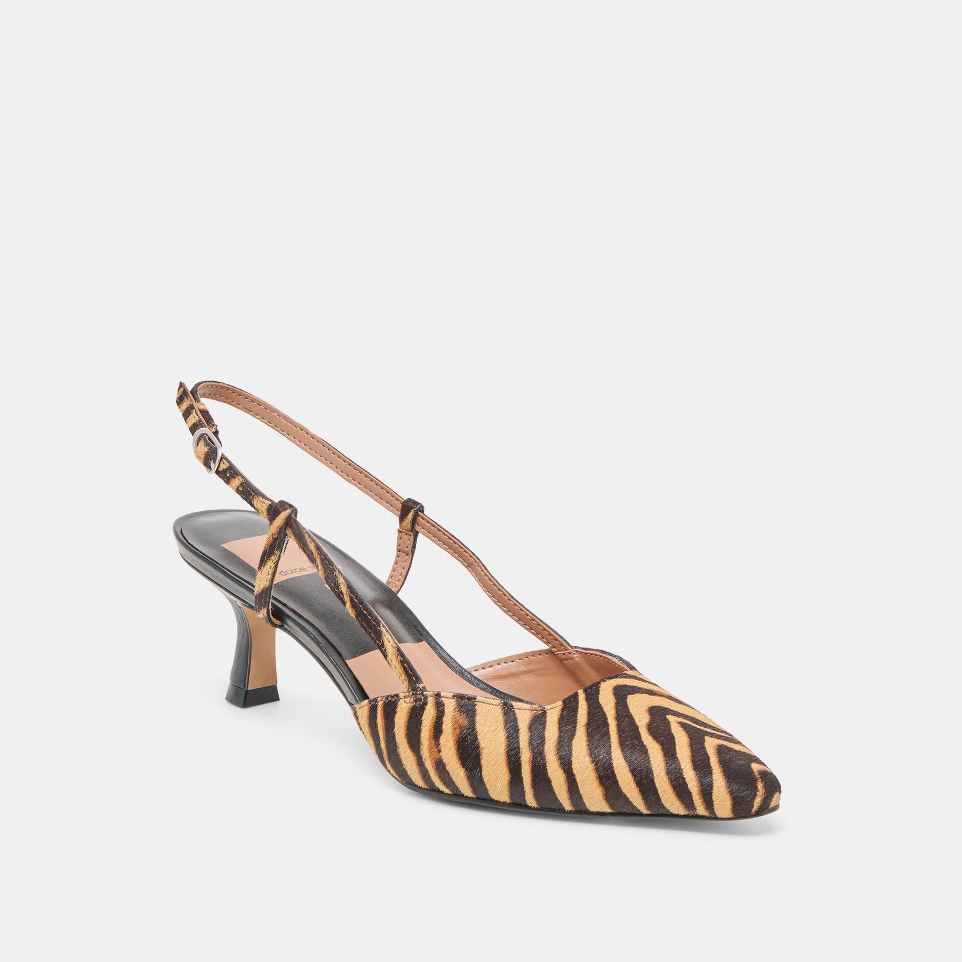 Dolce Vita Odela Tiger Calf Hair Heels