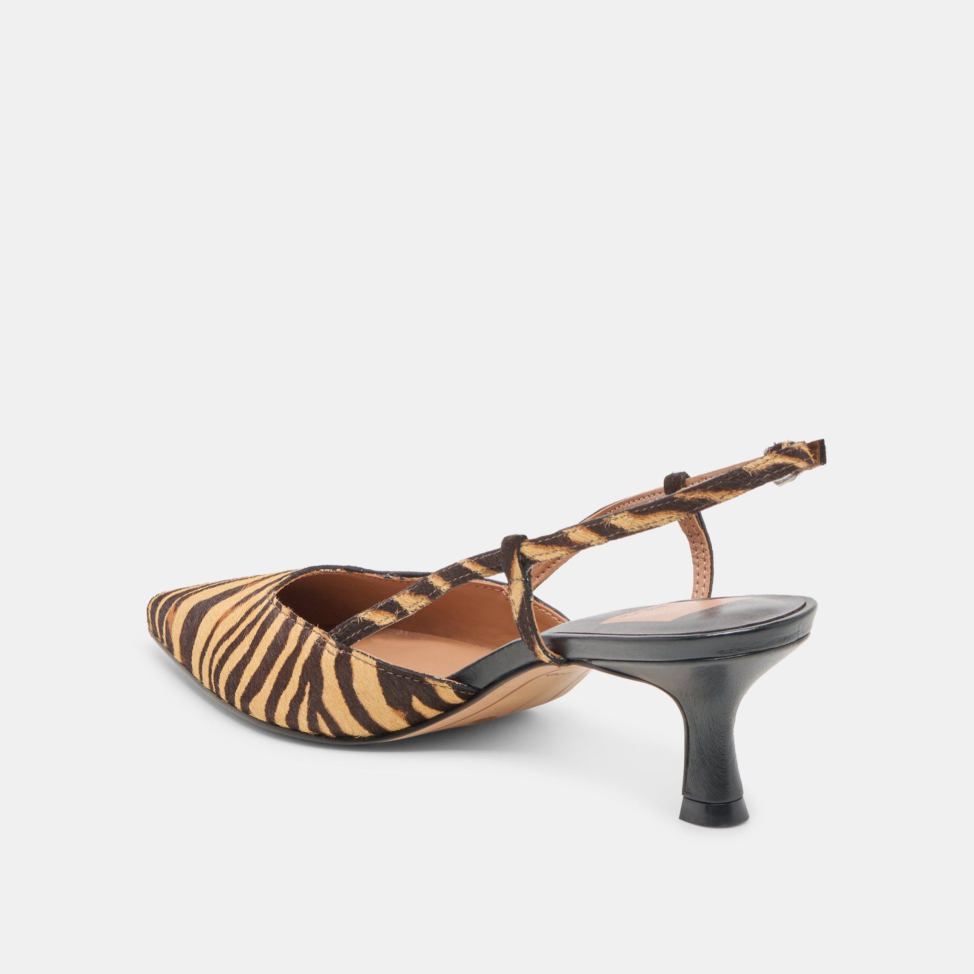 Dolce Vita Odela Tiger Calf Hair Heels